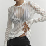 Fongt Spring And Summer New Hot Selling Long Sleeve Round Neck Thin Breathable Knitted Shirt Sunscreen Hooded Shirt