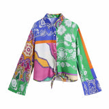 Women Vintage Cloth Patchwork Floral Print Knotted Sarong Skirt Faldas Mujer Female Back Zipper Chic Slim Vestidos
