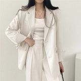 Fongt Suit Jacket Female 2024 New Spring And Autumn Korean Version Chic Small Suit Suit Lady Design Sense Minority-Outfit