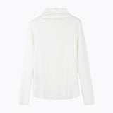 Fongt Turtleneck Bottom Shirt Women Autumn And Winter Pure Color Long Sleeve T-Shirt Women's New Korean Version Slim Slim Versatile