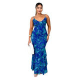 Fongt Babes Sexy Temperament Fashion In Dress Slings Long Lace Dress Dress Girl