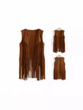 Fongt The Same Day, The New Tumaco Coat Lady Deer-Skinless Long Vest Open Shirt