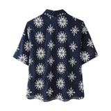 Fongt Shirt 4877098 Embroidered Broad Leg Trousers 2731059 Set