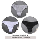 Brazilian Panties Cotton Women Underwear Ladies Solid Color T-back Underpants Sexy Low-rise Panty