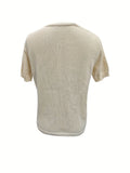 Fongt Vintage Flower Embroidered Knitted Sweater Loose Little Fresh Knitted Shirt