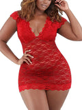 Sex Lingerie Sexy Plus-Size Lace Perspective Women's Ass Skirt Sex