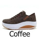 Women Sneakers Height Increasing Summer Breathable Waterproof Wedges Platform Shoes Woman Pu Leather Casual Shoes
