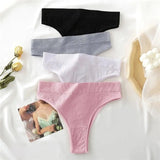 Seamless Women's Panties High Waisted Thongs Woman Comfortable Briefs S-XL Sexy Underpants For Women 9