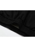 Sweatshirt Hoodies Fashion Female Chic Loose Casual Streetwear Patchwork Ins Street Y2K Fake Two Pieces Hoodies Crop