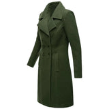 Fongt Autumn And Winter New Japanese And Korean Explosion Orders Long Hairs, Women's Coat Multi-Color Multi-Code Coat Double Buckle Eb