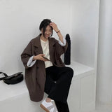 Jacket Female Spring And Autumn Short Style Korean Version Yinglun Style Design Sense Small People Leisure Network Celebrity Suit Popular Style-Outfit