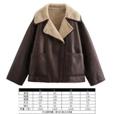 Fongt Women's Autumn And Winter New Double-Sided Collar Long Fur Locomotive Wind Jacket Jacket Jacket
