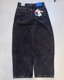 E-Commerce Street Clothing Jeans Y2K Pants Hip-Hop Embroidered Jeans Loose Jeans Harajuku-Outfit