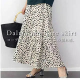 Fongt Summer New French Romantic High-Waisted Hip Fashion Wave Half-Dress Irregular Splicing Fishtail Skirt Woman