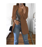 Women's Blazers Jacket Plus Size 4XL 5XL Spring Autumn Jacket Oversize for Woman Office Long Sleeve Coat Casual Clothes