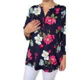 Fongt Large-Size Women's Clothing Summer Printed Short-Sleeved Women's T-Shirt T-Shirt T-Shirt Mom Dress