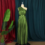 Fongt Folds High-Rise Side Zipper Party Dress Long Dress Dress Dress Long Dress Dress