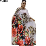 Print Boubou Robe African Dresses for Women Party Clothes Plus Size Ramadan Muslim Fashion Abaya Dubai Dashiki Africa Maxi