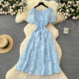 Fongt Age-Down Suit Women's Summer Ripe Wind Folds Back-Clip-Free Denim Blouse + High Waist Half