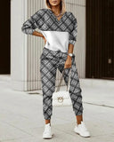 2023 Autumn New Fashion Printing 2-Piece Suit Girl-Outfit