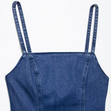 Fongt Homemade New Women's Classic Denim Fan Dress 8197/082/401