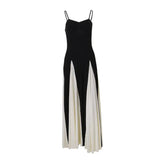 Fongt Women's Fall 2024 New Fashion Temperament Elegant Sexy Royal Sister Slim Bump Color Halter