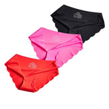 Sexy ladies panties one-piece seamless cotton ice silk underwear female close-fitting elastic breathable ladies briefs
