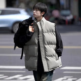 Fongt Cotton Vest Men's 2025 New Winter Shoulder Warm Boys Vest Cotton Jacket