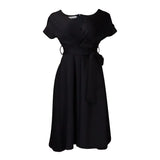 Fongt Women's Sexy Deep V-Neck Sexy A-Word African Dress Evening Dress