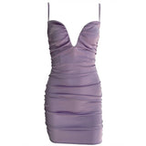 2021 New Arrival Deep V-Neck Halter Spaghetti Strap Dresses For Women 2020 Fashion Party Night Elegant