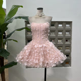 Romantic Sweet Name Of The Golden Party 穩蝩蝶蝶fish Bone Strapped Braped Dress With