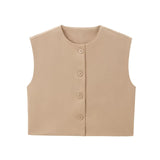 Fongt New Series Buckle Collar Vest Top 2532178