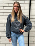 Graphic Hoodies Women 2023 Spring Autumn Washed Vintage Loose Hooded Sweatshirt Female Fashion Pullovers Sweatshirts