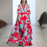 Fongt Shein Temu Explosion Printed Dress