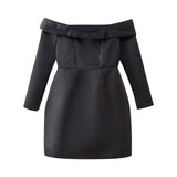 Fongt 2025 New Women's Temperament Is Light-Speked Short-Sleeved Dress W03 4450