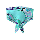 Fongt New Holiday Shawl Blouse Print Bra High-Waisted Half-Skirt Set