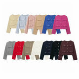 New Flip Decoration Round Collar Short Coat 3046278-Outfit