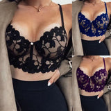 New Cross-Regional Sex-Interested Bra Lace Three-Point Sexy Seduction Woman Bra Creed Perspective