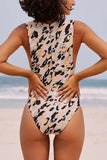 Floral Print One Piece 703-0-Outfit