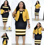 African Print Dresses for Women Dress Dashiki 2 Piece Set Mom African Clothes Plus Size Retro Africa Bodycon Christmas Robe