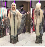 New African Dresses for Women Dashiki Print African Clothes Bazin Riche Sexy Slim Ruffle Sleeve V-neck Evening Long Africa