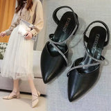 Fongt Sandals Female Fairy Wind 2025 Summer Head Thick Heel High Heel With Skirt Shoes
