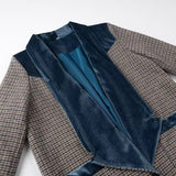 Fongt Women's Clothing Explosion Fashion Lattice Hair Coat