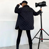 Long Breasted Collar Loose Warm Rhomenge Cotton Clothing New 2022 Autumn And Winter Versatile Thick Cotton-Padded Clothes Women-Outfit