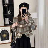 Fongt Style Hairy Short Coat 2025 New Women's Autumn And Winter Cotton Thicken French High-End Feel