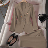 Fongt Suit Retro Coat Stylish 2025 Spring And Autumn Women's Korean Edition Casual Design Serie Swear Set