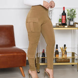 High Waist Slim Fit Fashion Casual
