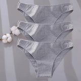 Sexy Low Waist Cotton Panties Female Underpants Solid Breathable Comfortable Women Underwear Ladies Pantys
