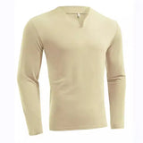 Fongt New Hot Fitness Plus-Size Sports T-Shirt Men's Elastic Comfortable Long-Sleeved Autumn
