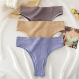 Seamless Women's Panties High Waisted Thongs Woman Comfortable Briefs S-XL Sexy Underpants For Women 9